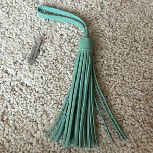 Portland Leather Jumbo Tassel - Minty Blue Green color - NEW